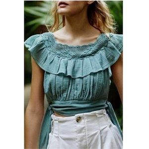 Free people salty kisses cropped tank